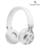 Sound One BT-06 Bluetooth Headphones (White)